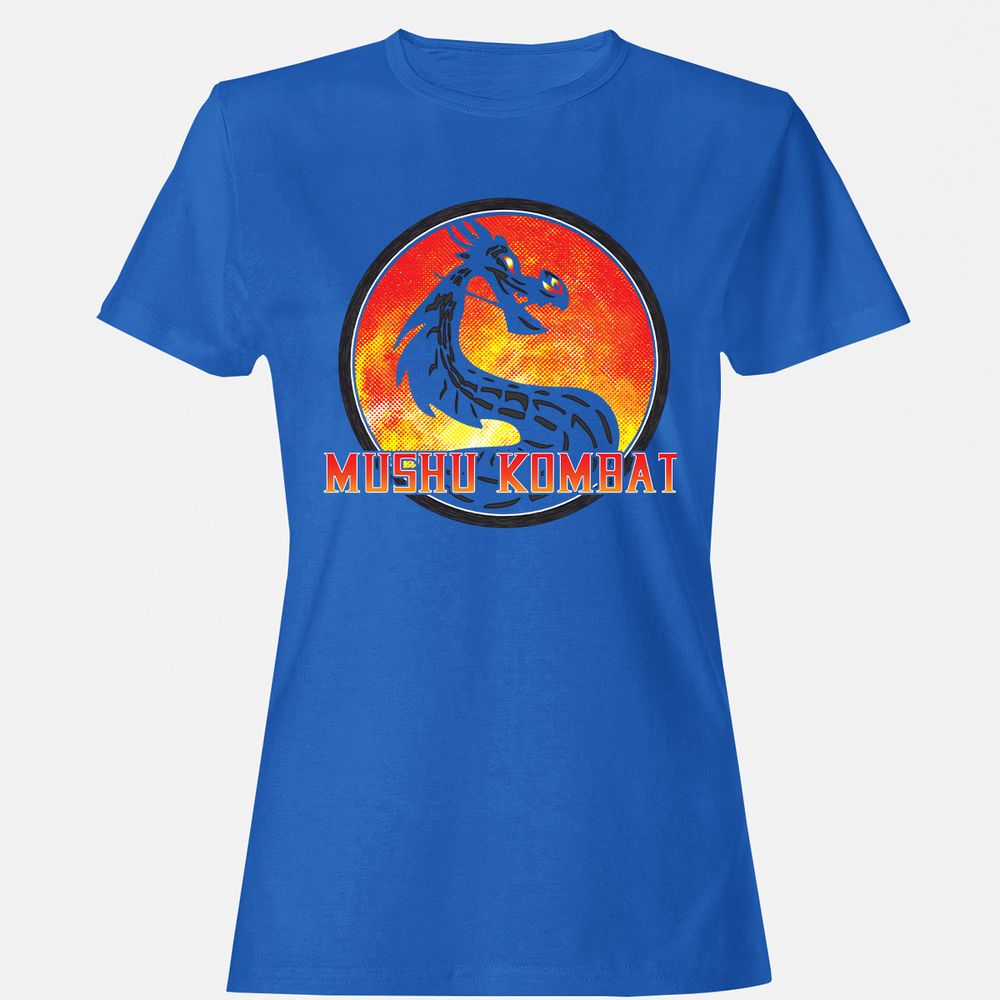 Women's T-Shirt - CGHE9KLP - Royal - 14