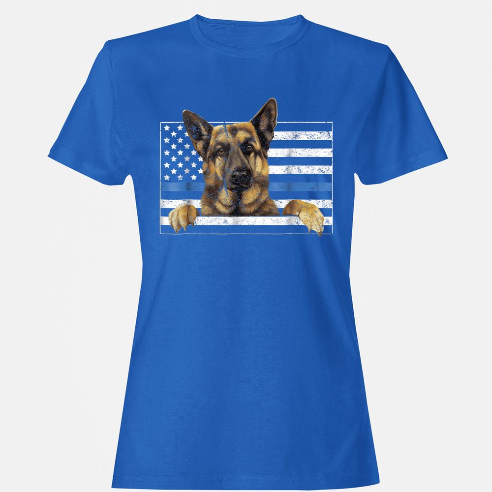Women's T-Shirt - 2M8T4HZ8 - Royal - 14