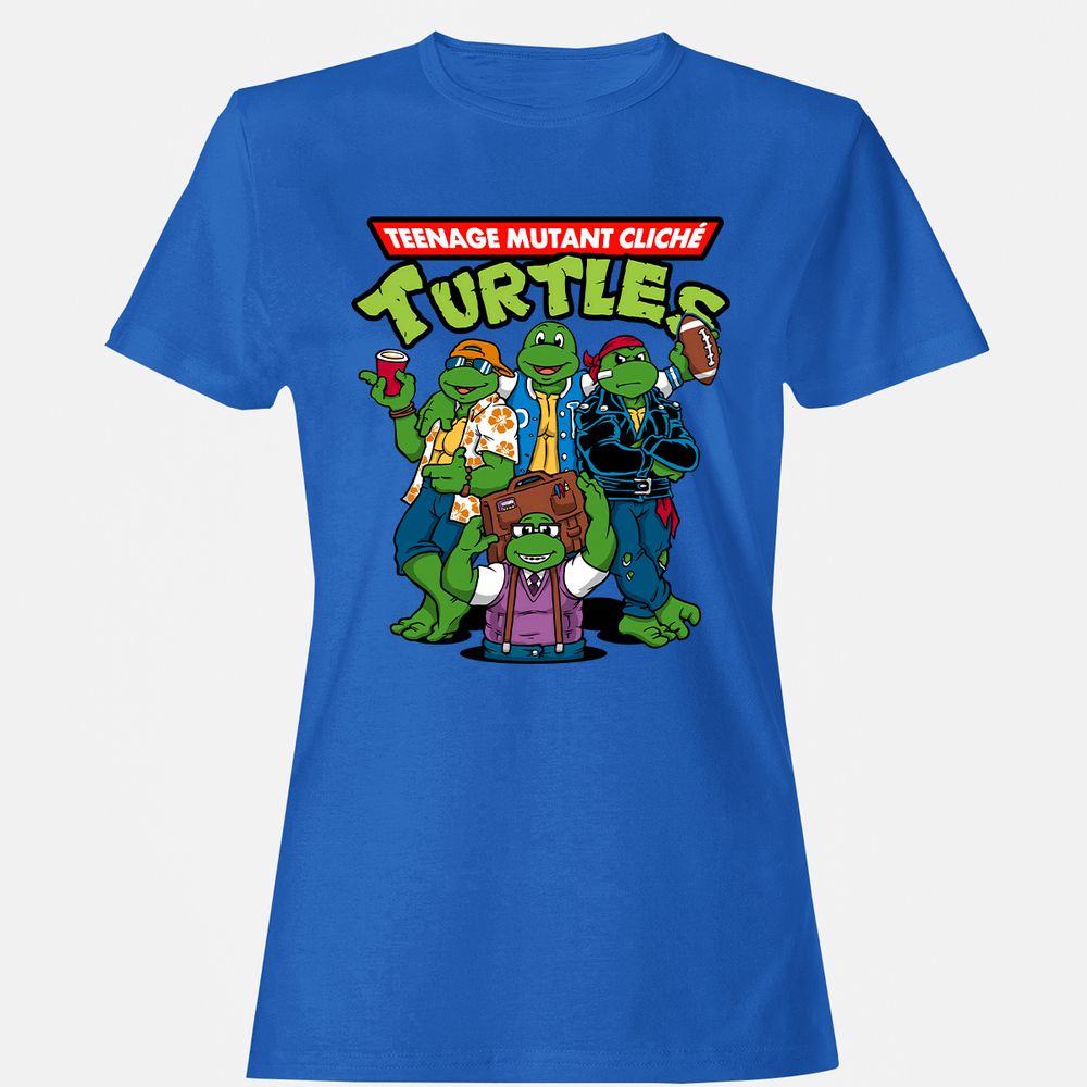 Women's T-Shirt - E8X6KG7S - Royal - 14