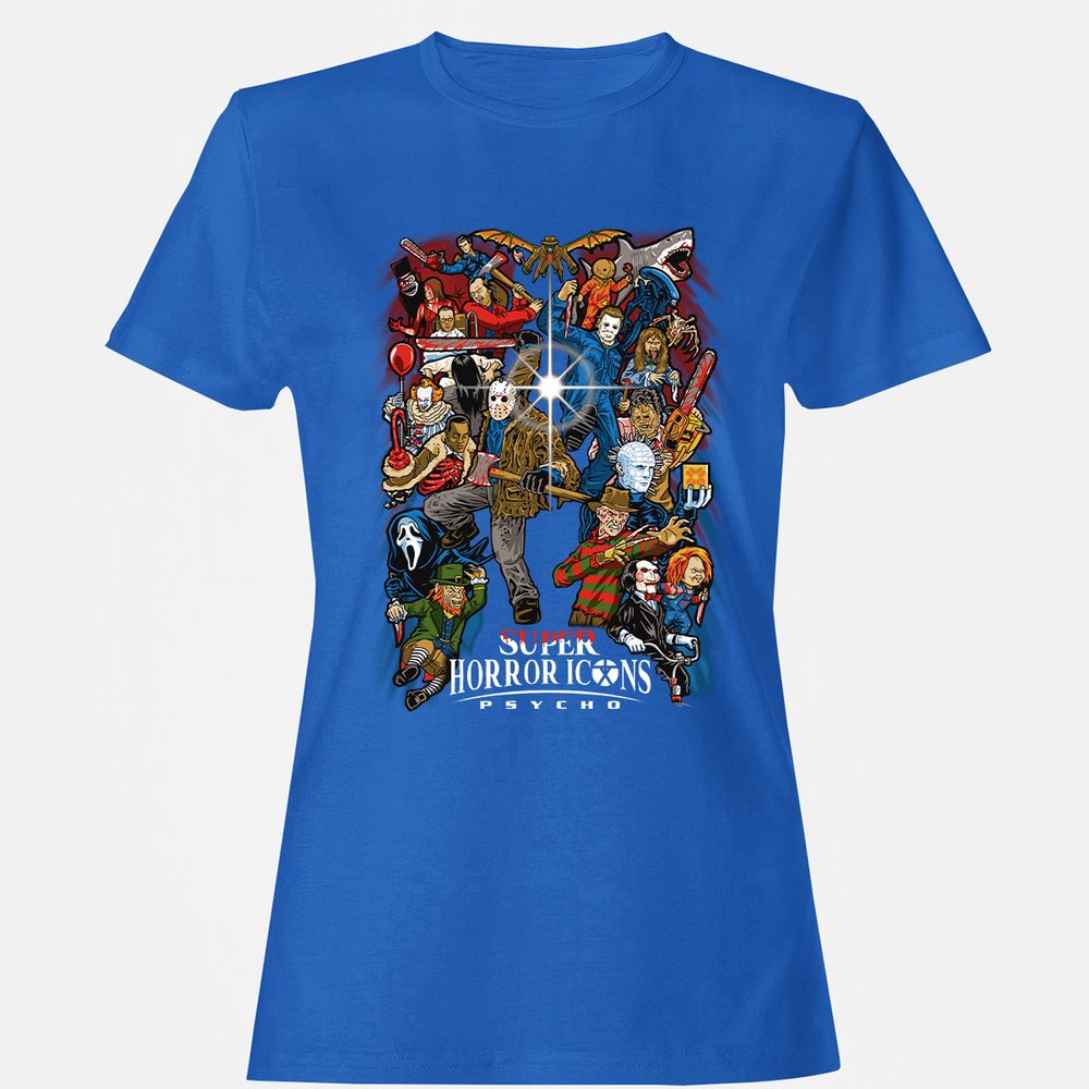 Women's T-Shirt - X6X9L9U6 - Royal - 14