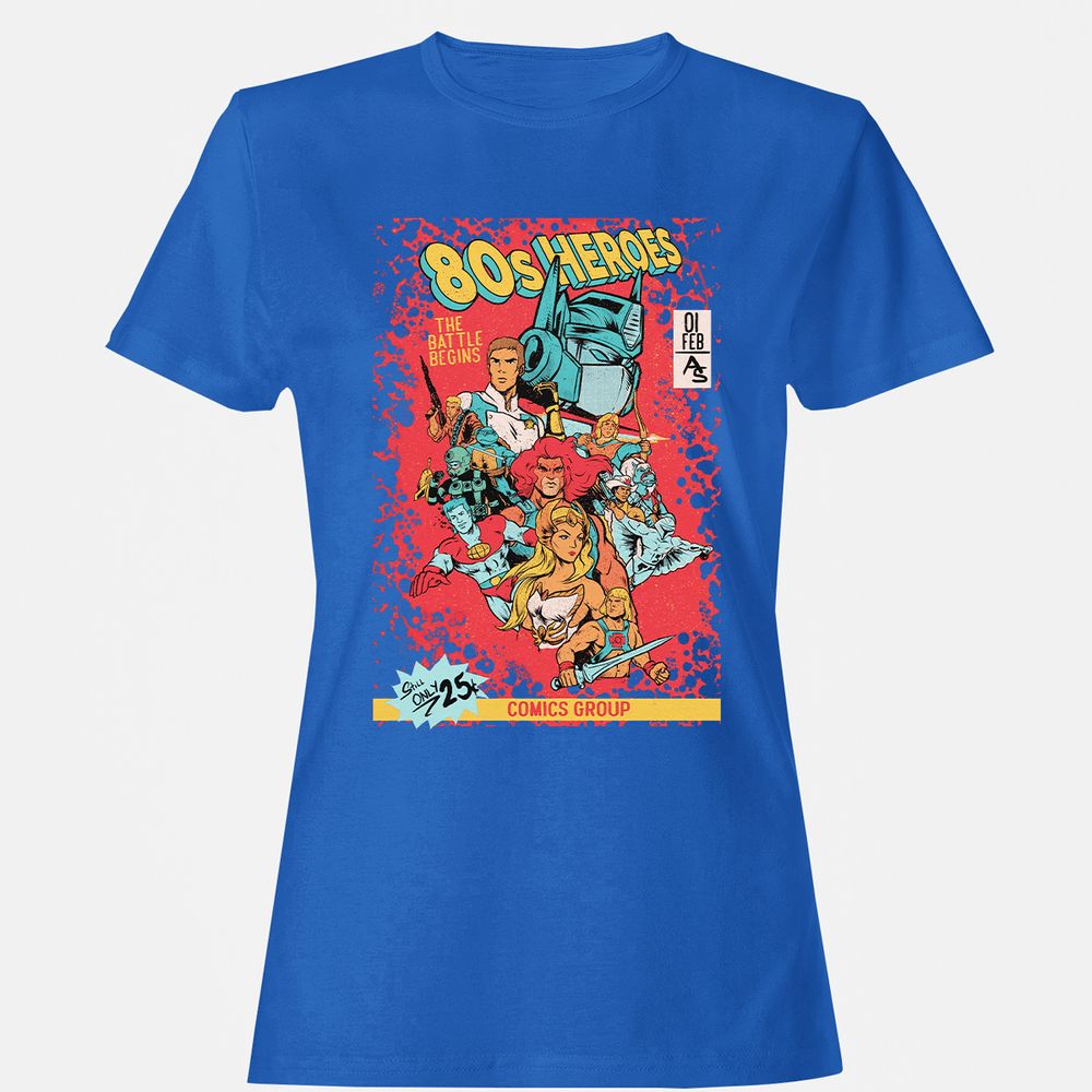 Women's T-Shirt - FL4YBBD2 - Royal - 14