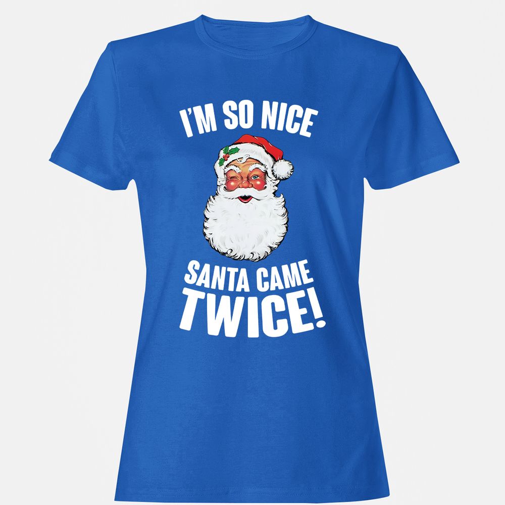 I'm So Nice Santa Came Twice! - Royal - 14