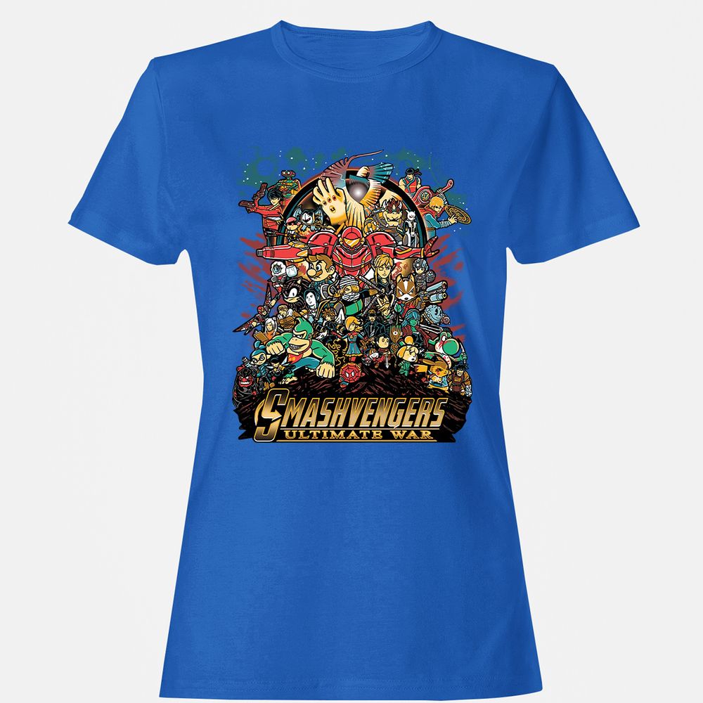Women's T-Shirt - 61ZAX5TN - Royal - 14