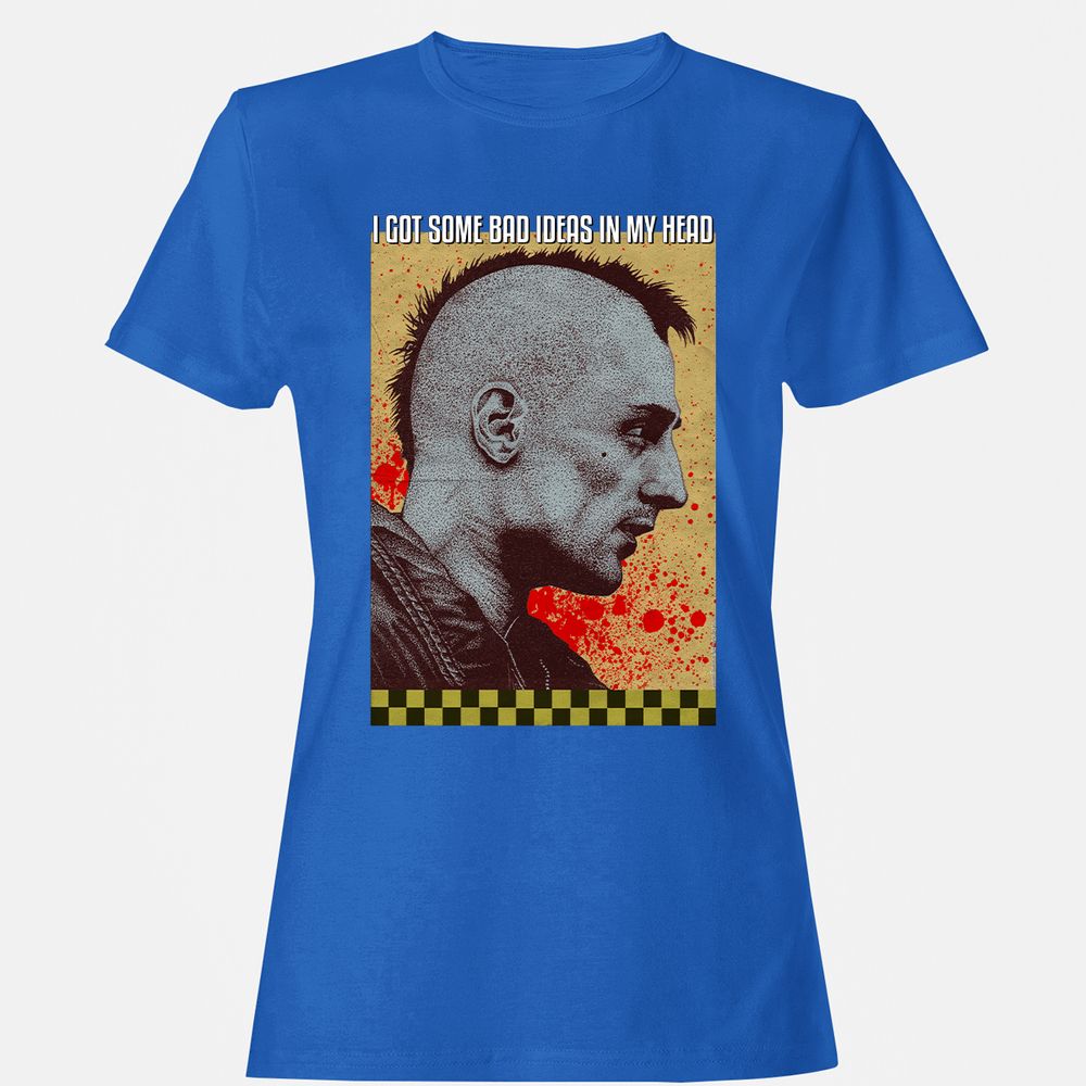 Women's T-Shirt - Q286XVZE - Royal - 14