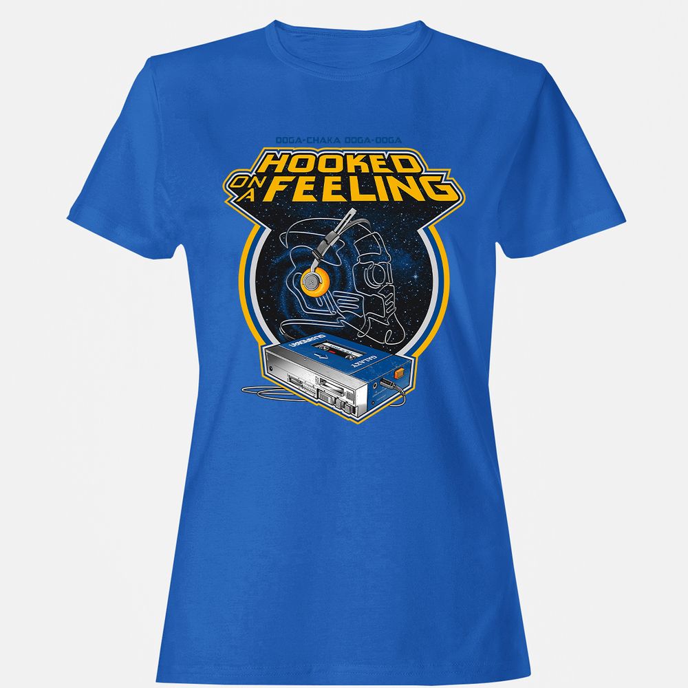 Women's T-Shirt - 3U9ATPUF - Royal - 14