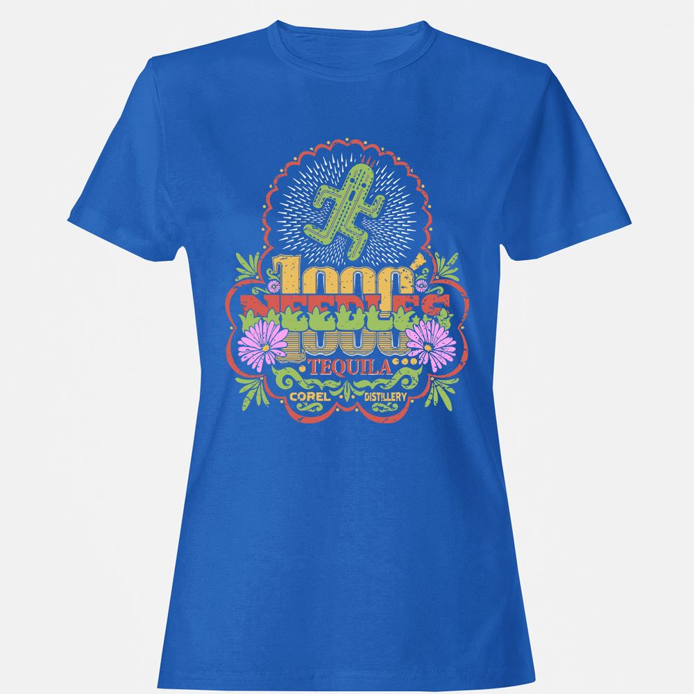 Women's T-Shirt - 48NHVQ6V - Royal - 14