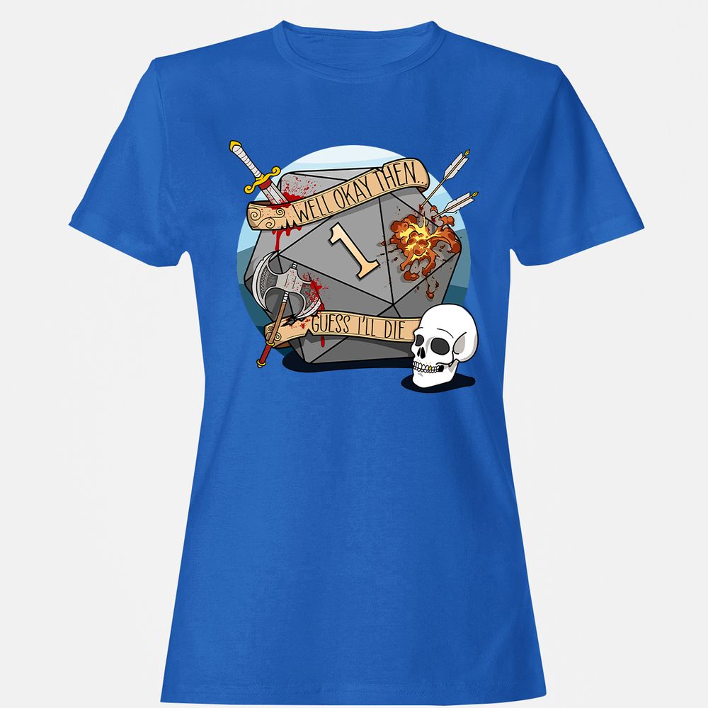 Women's T-Shirt - 5JM4HHKC - Royal - 14