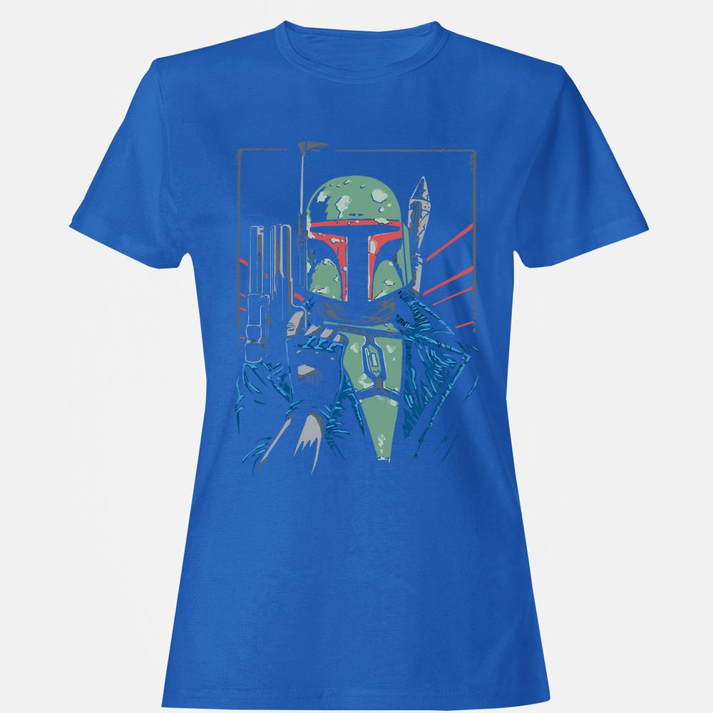 Women's T-Shirt - HGQRSK83 - Royal - 14