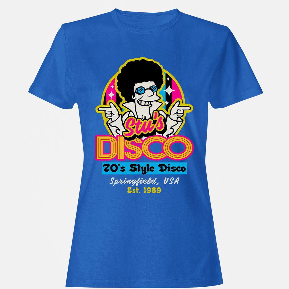 Women's T-Shirt - 5U78M6K4 - Royal - 14