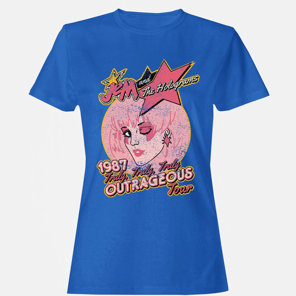 Women's T-Shirt - 3P8CNW6F - Royal - 14