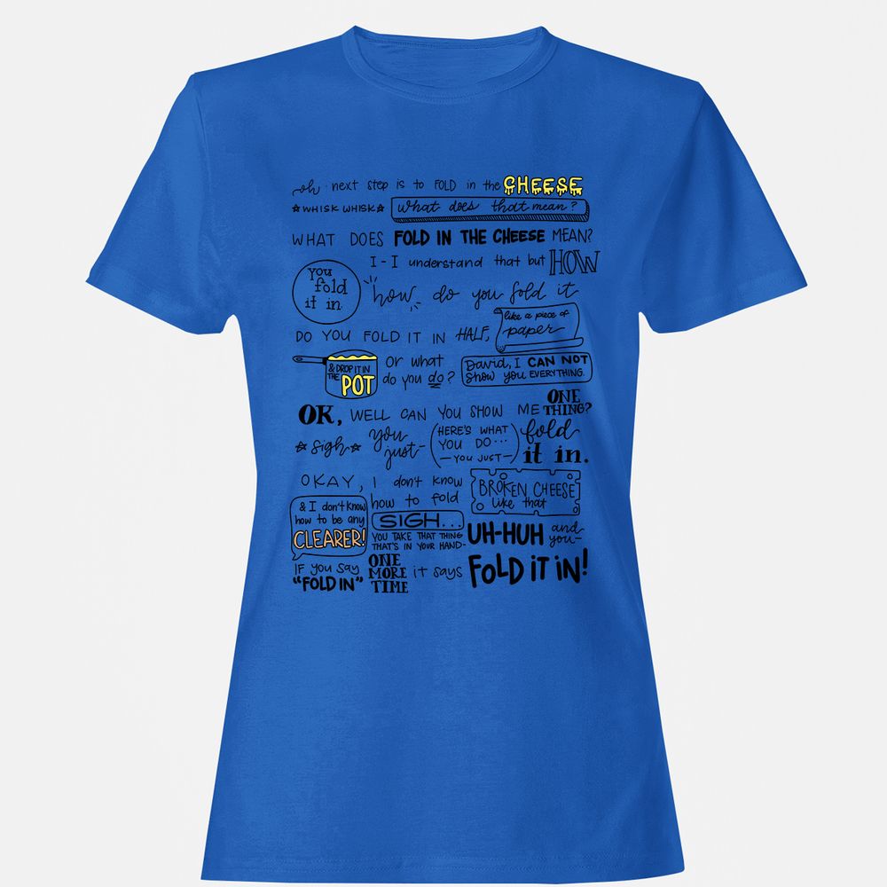 Women's T-Shirt - YB2RGPM1 - Royal - 14