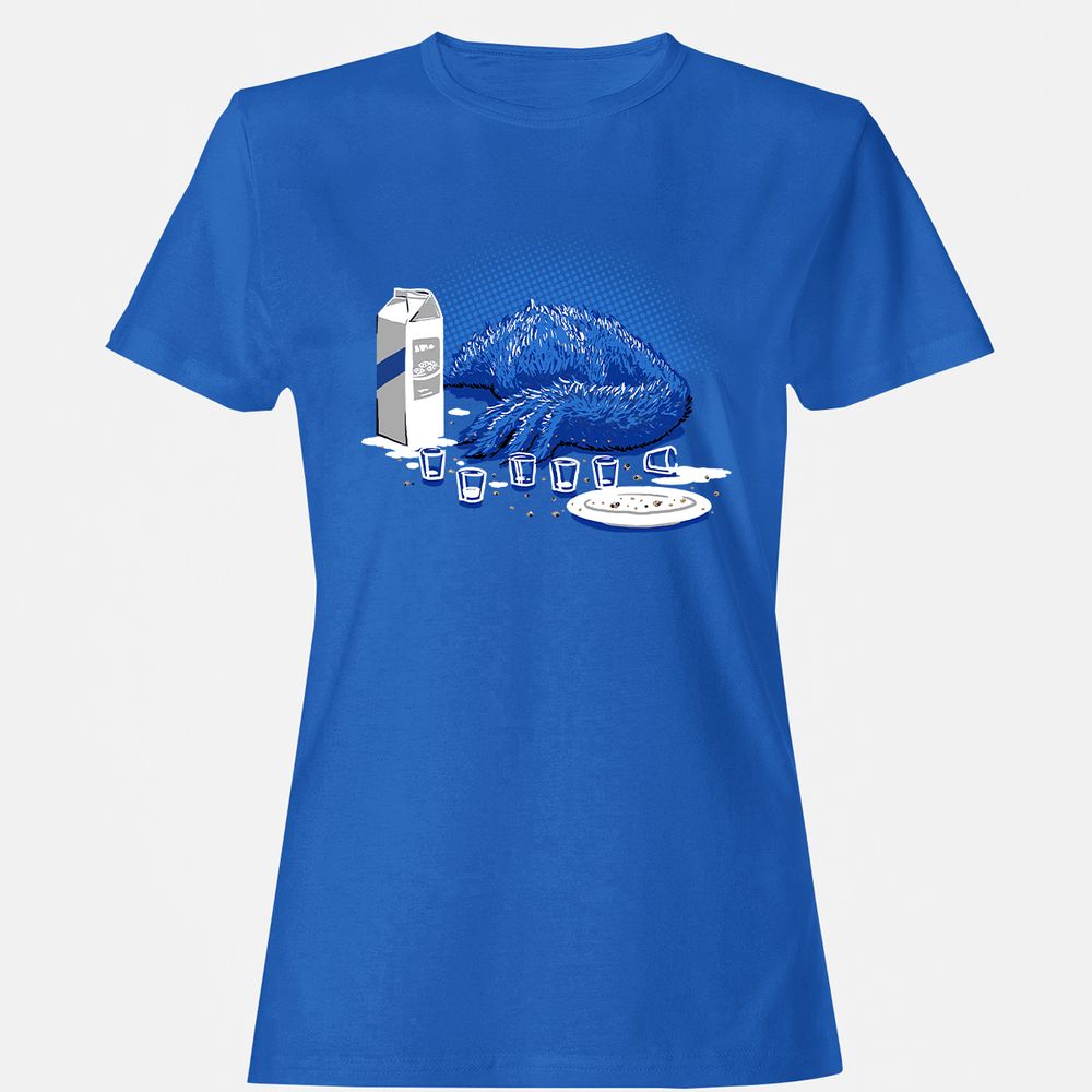 Women's T-Shirt - V5ZLYWCW - Royal - 14