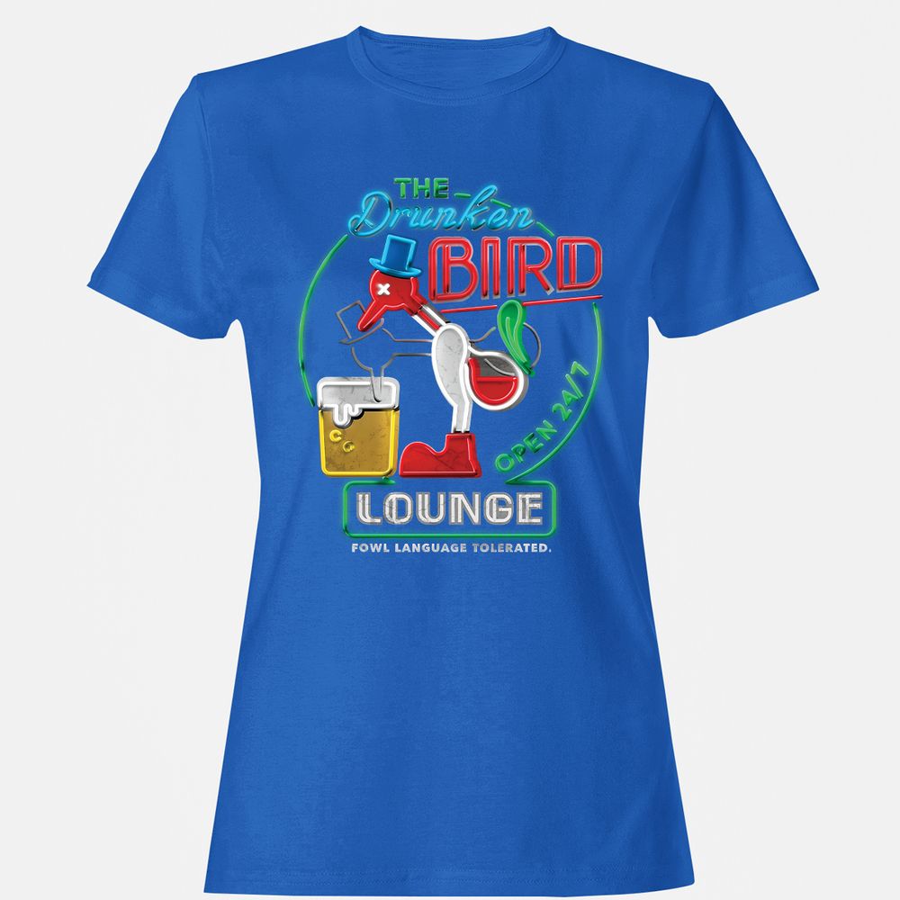 Women's T-Shirt - ZX9Q8BE3 - Royal - 14