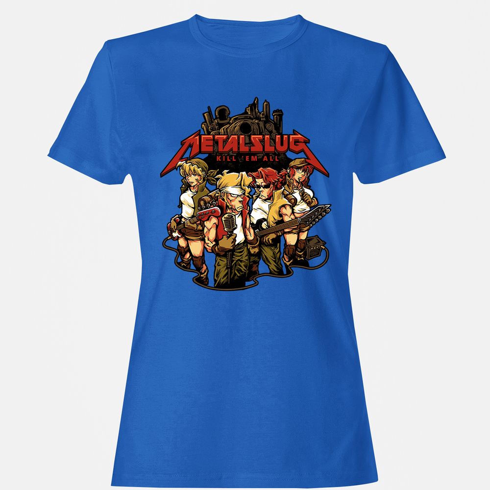 Women's T-Shirt - 6LNS31JZ - Royal - 14