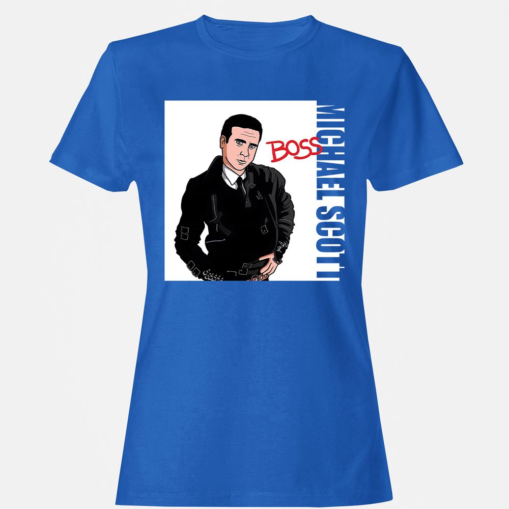 Women's T-Shirt - 4FYU7LHG - Royal - 14