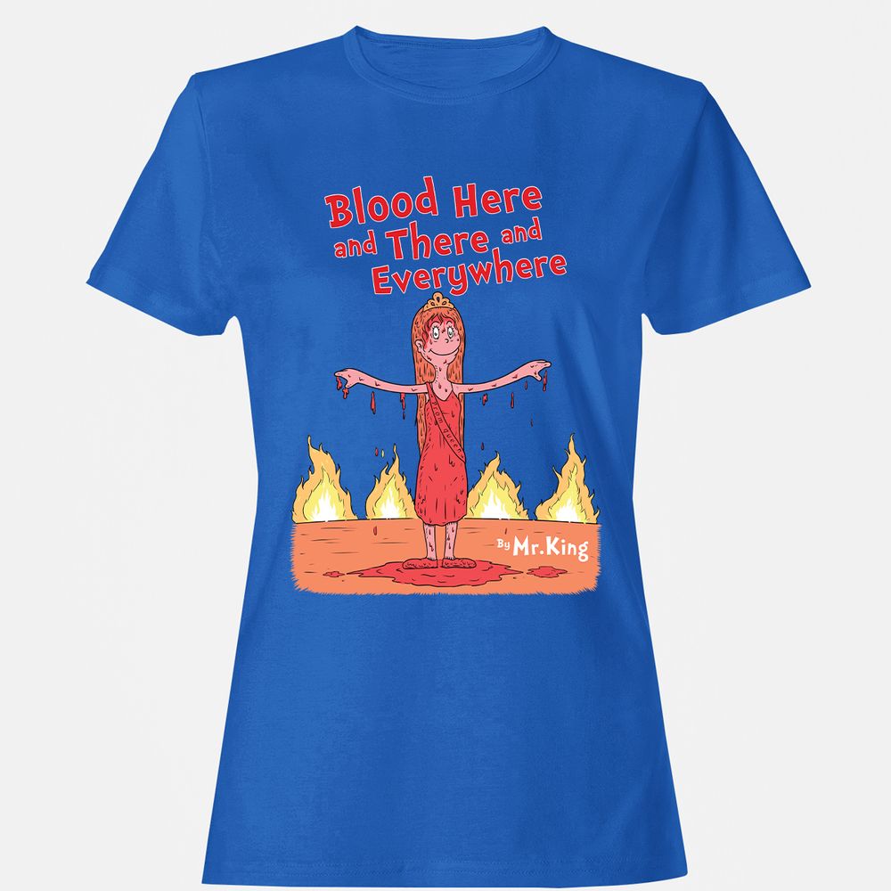 Women's T-Shirt - 42E3H8A9 - Royal - 14