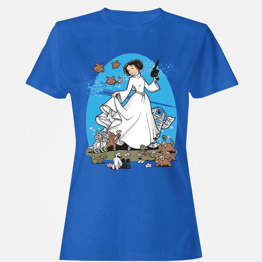 Women's T-Shirt - J4V6BR92 - Royal - 14