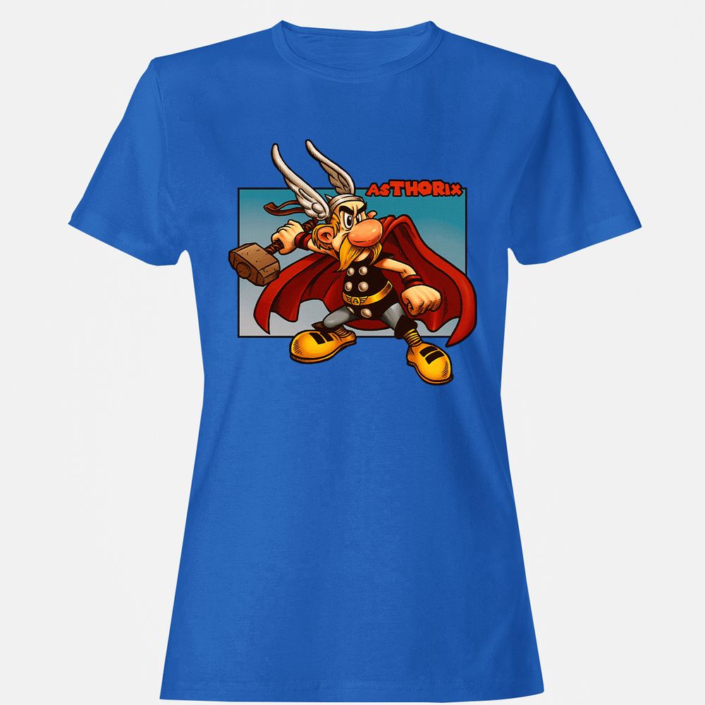 Women's T-Shirt - 8E2FL1MX - Royal - 14