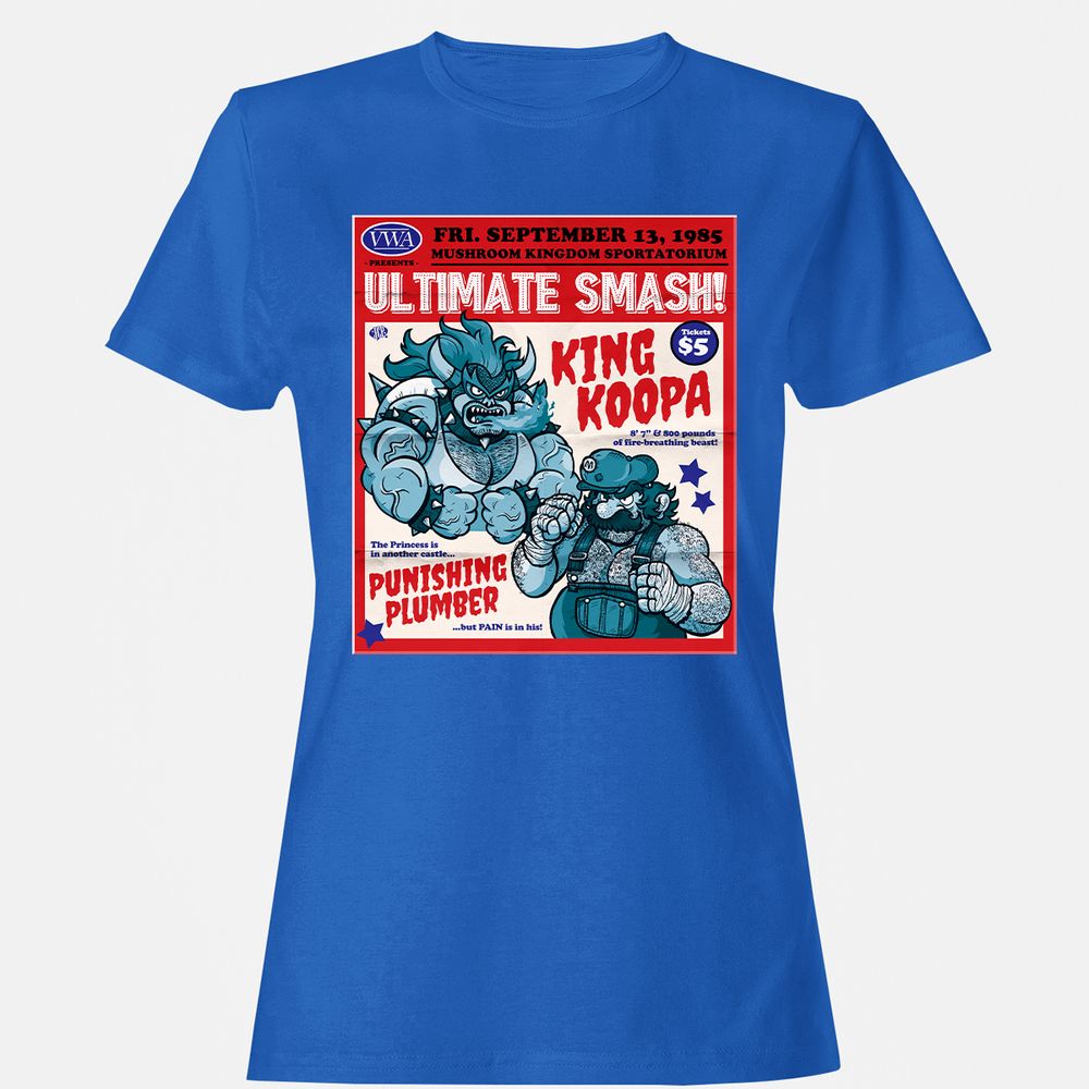 Women's T-Shirt - QTL9RFM3 - Royal - 14