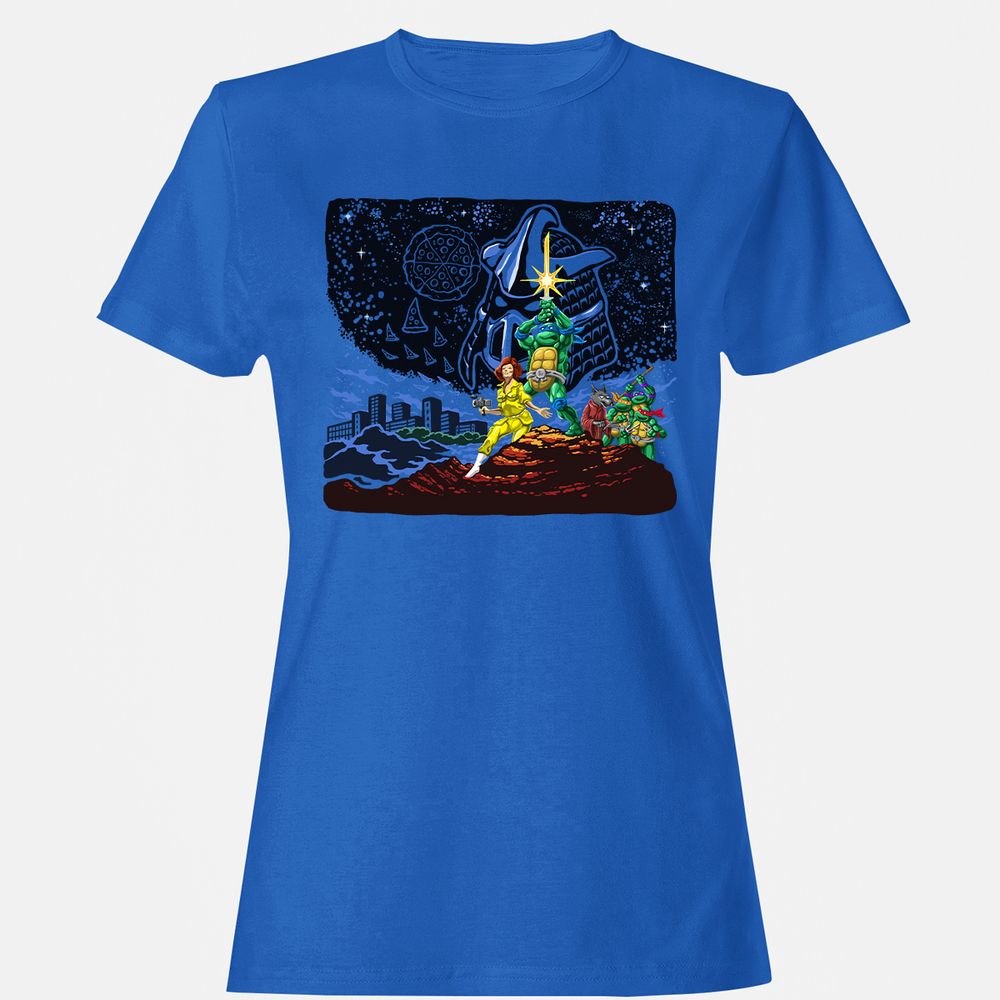 Women's T-Shirt - 4ZWF789H - Royal - 14