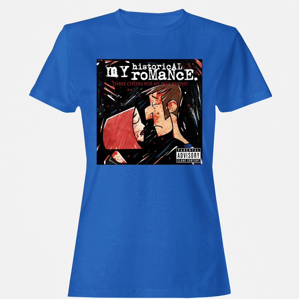 Women's T-Shirt - V9F8BXUR - Royal - 14