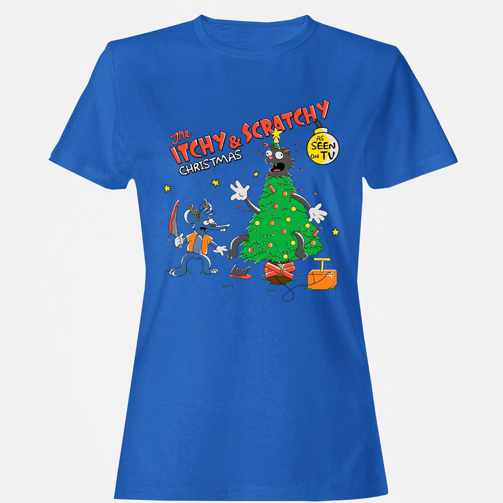 Women's T-Shirt - C8CV9G56 - Royal - 14