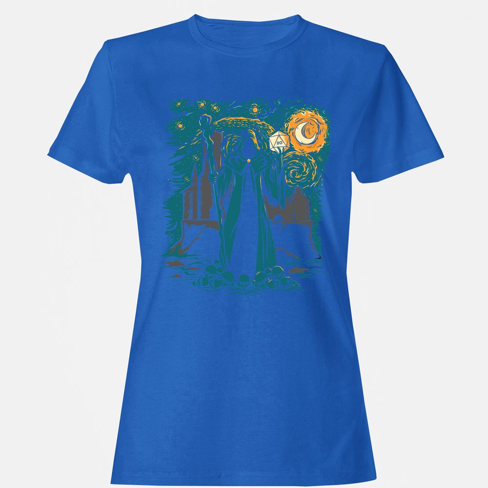 Women's T-Shirt - Y5TYD6QM - Royal - 14