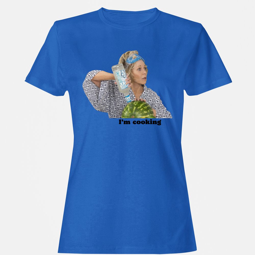 Women's T-Shirt - A6FL95N7 - Royal - 14