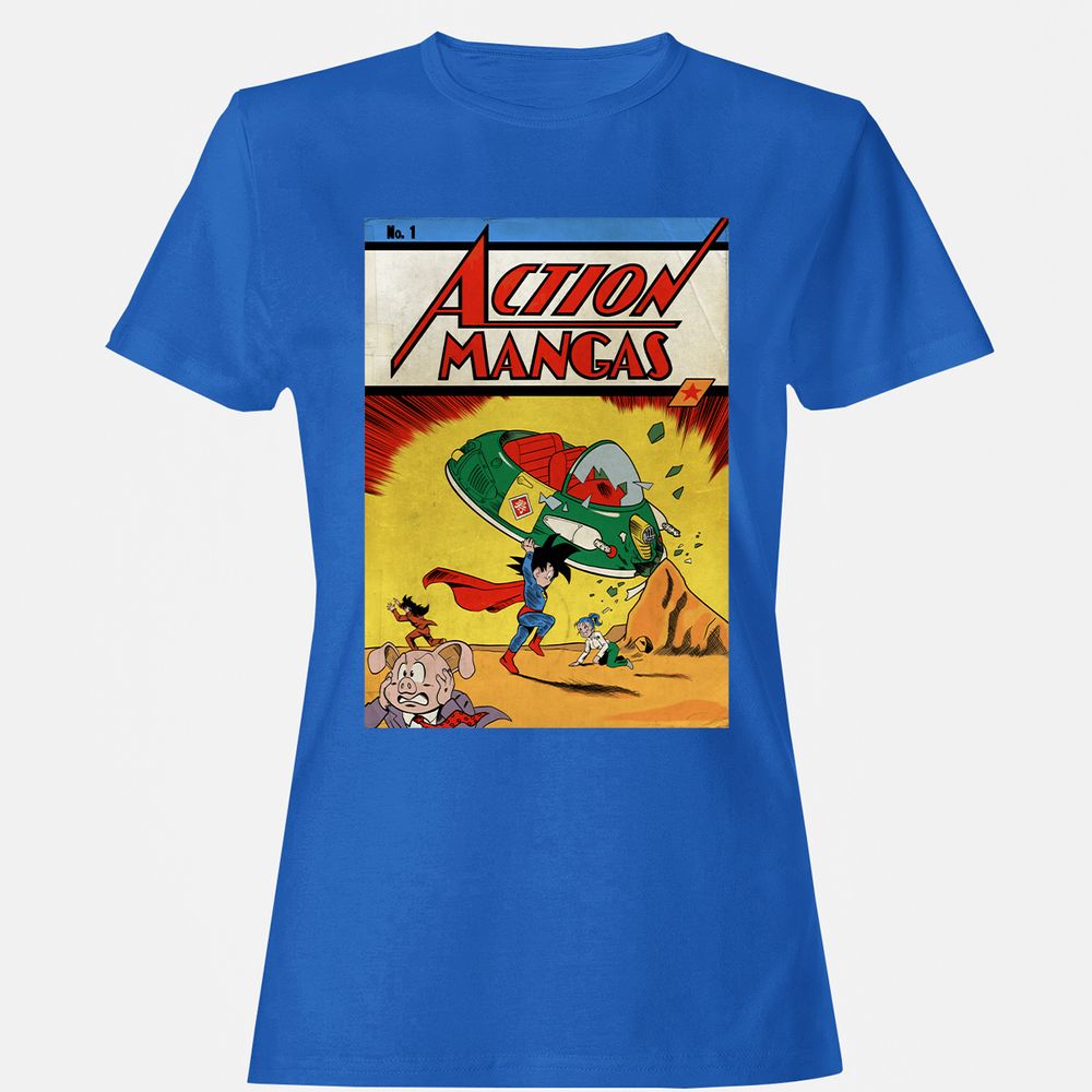 Women's T-Shirt - AKBJNXLG - Royal - 14