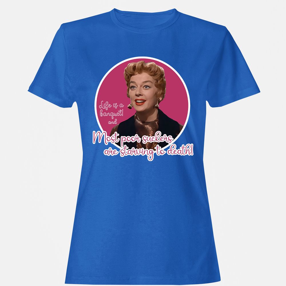 Women's T-Shirt - NQEG9X5W - Royal - 14