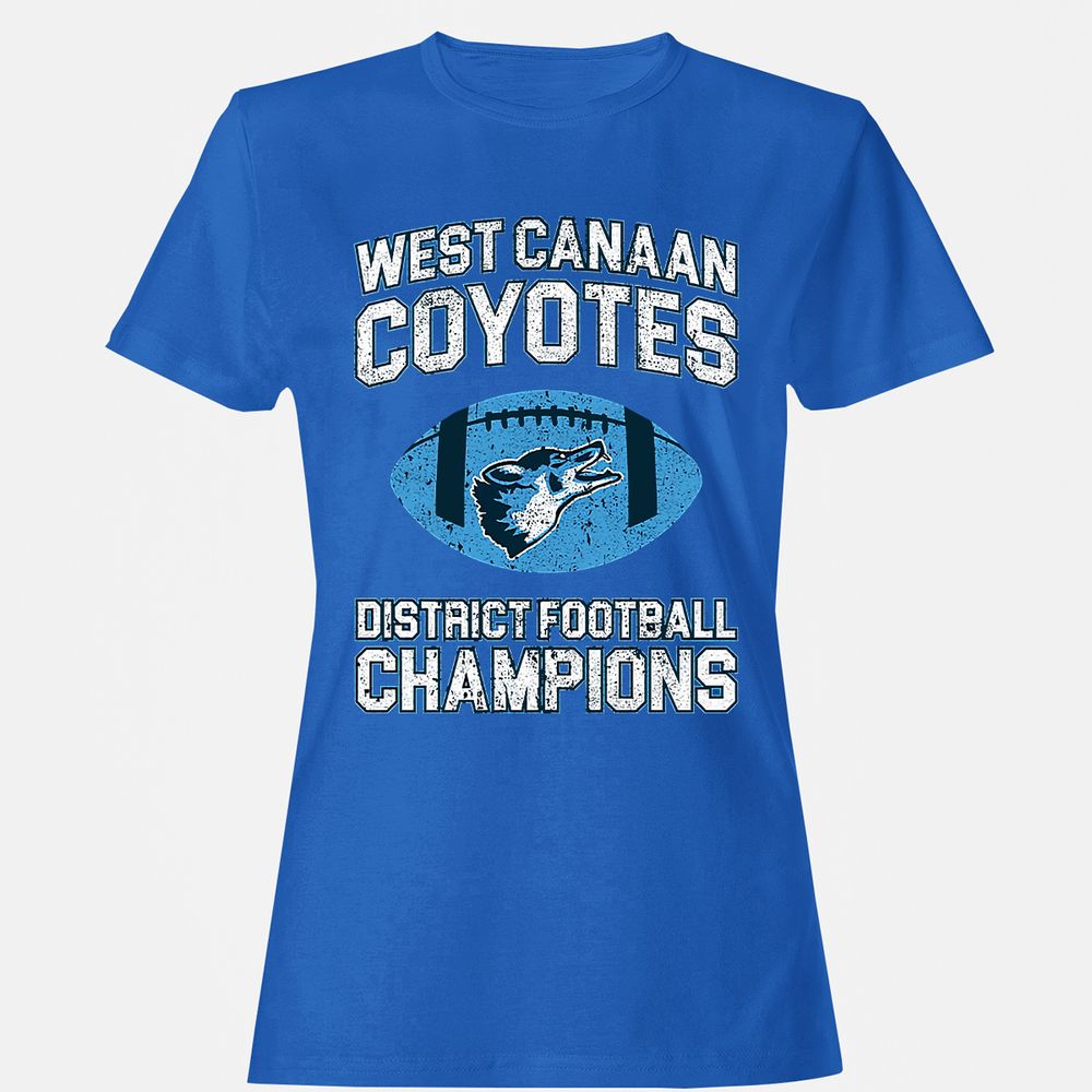 Women's T-Shirt - WE6F7P3J - Royal - 14