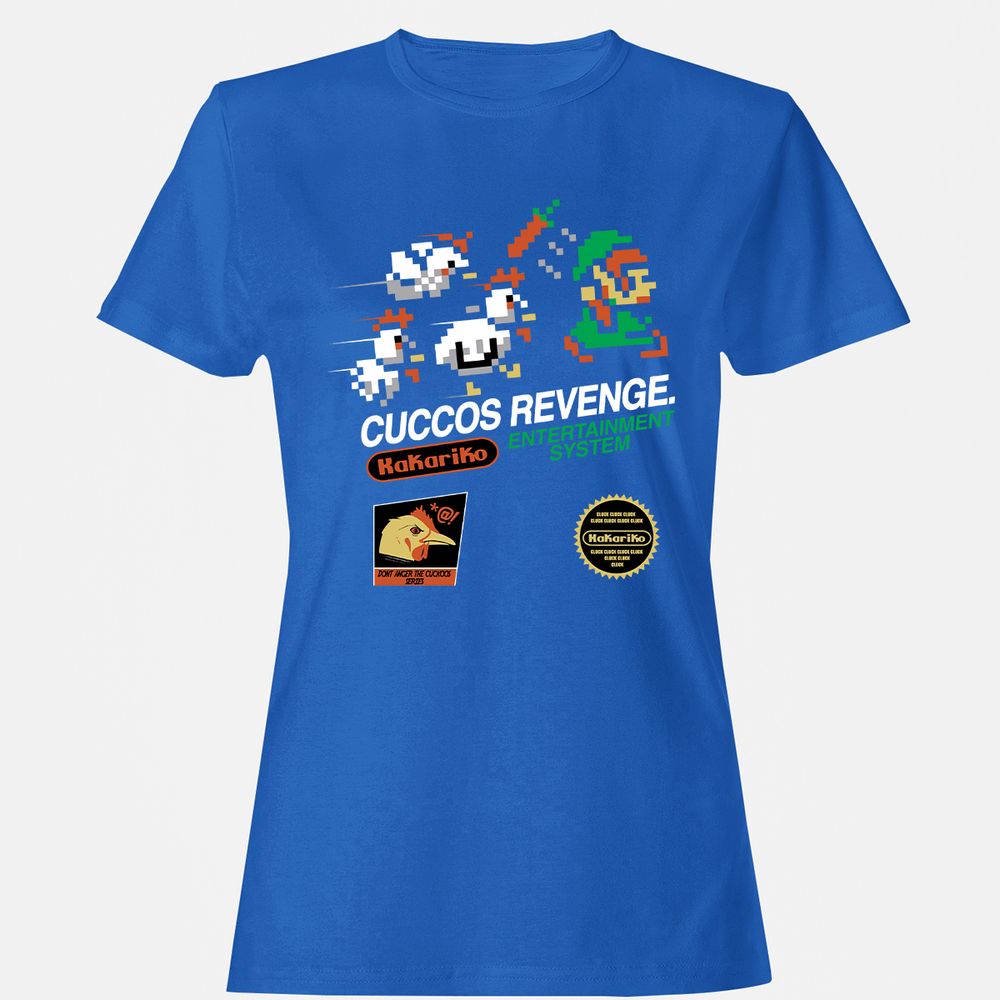 Women's T-Shirt - 4YH93H5W - Royal - 14