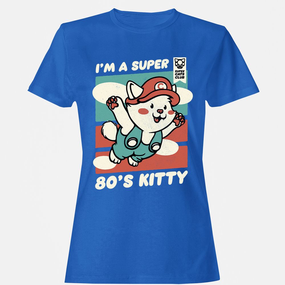 Women's T-Shirt - QGA4RECZ - Royal - 14