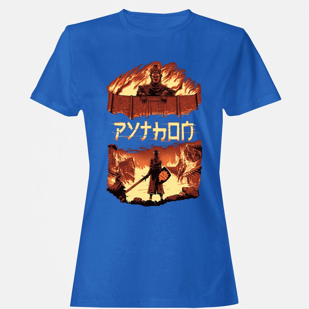 Women's T-Shirt - 8WHCQ3G8 - Royal - 14