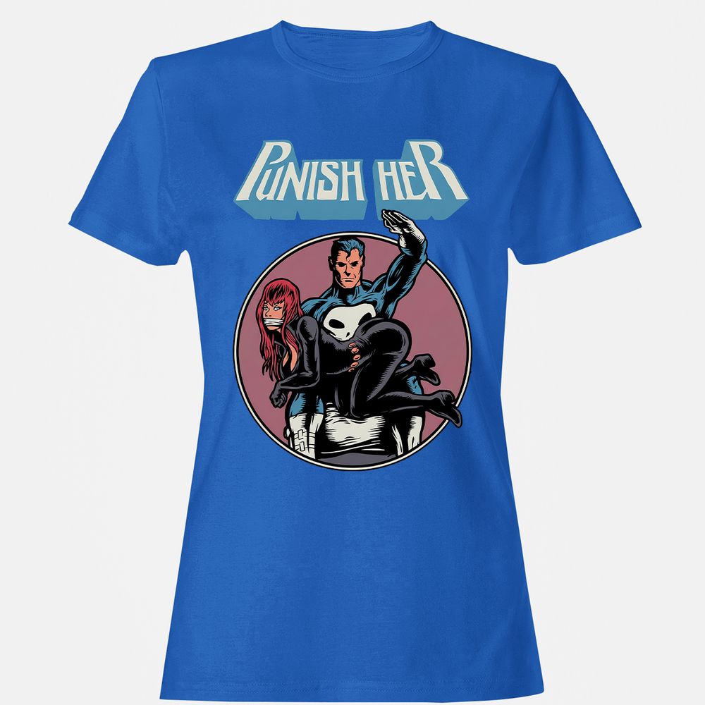 Women's T-Shirt - R41KSNJQ - Royal - 14