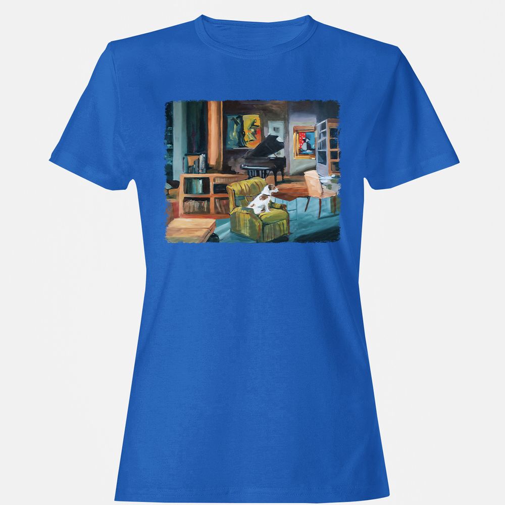Women's T-Shirt - CZ36MY9Y - Royal - 14