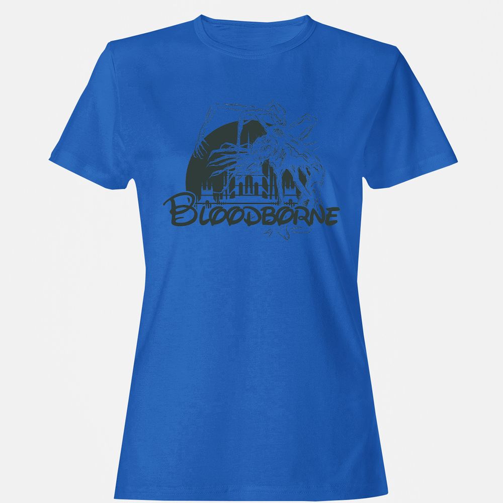 Women's T-Shirt - A6VZXF9D - Royal - 14