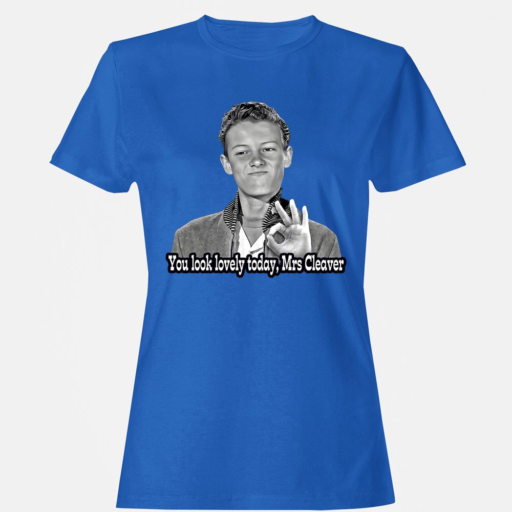 Women's T-Shirt - FK7FFHL4 - Royal - 14
