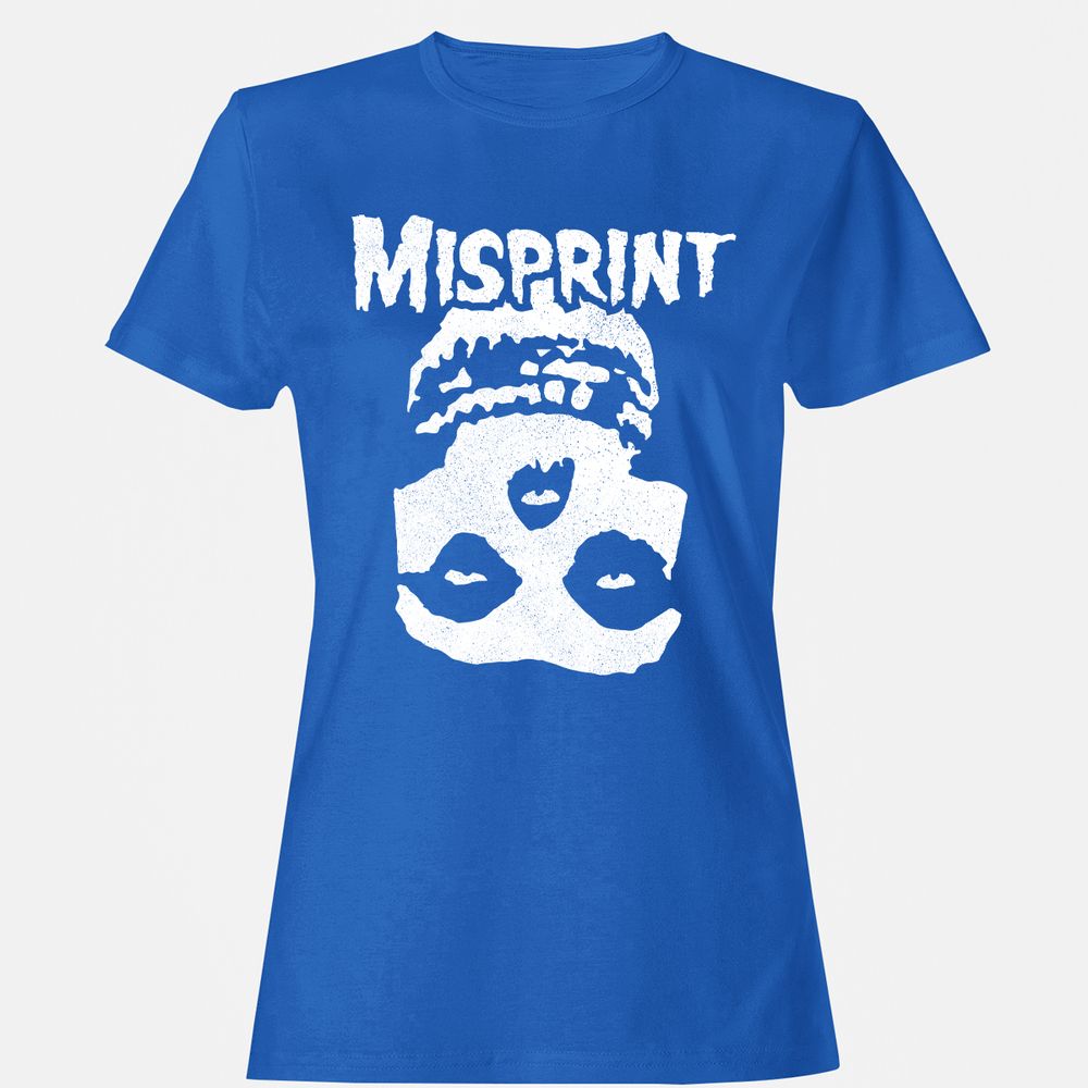 Women's T-Shirt - 3DR2QZ7Y - Royal - 14