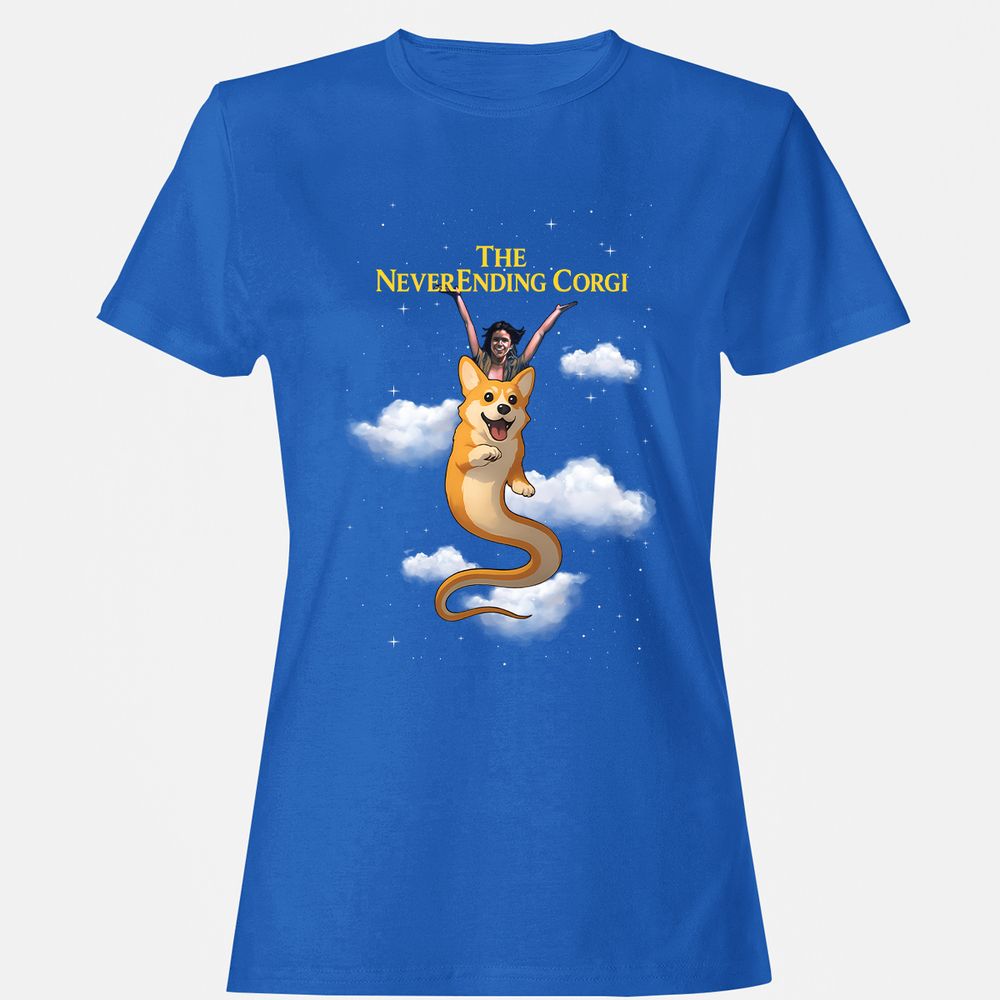 Women's T-Shirt - 4YWFNTVY - Royal - 14