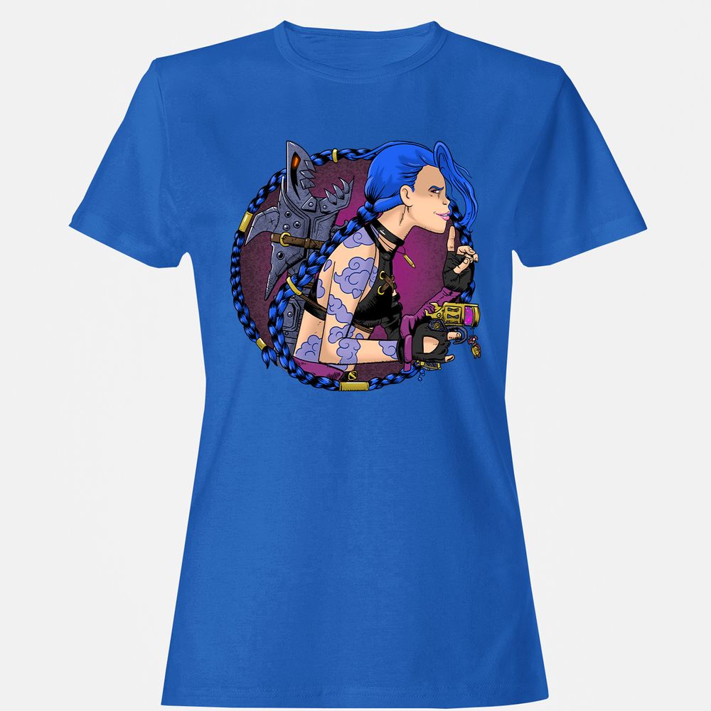 Women's T-Shirt - 1X7HGWCL - Royal - 14