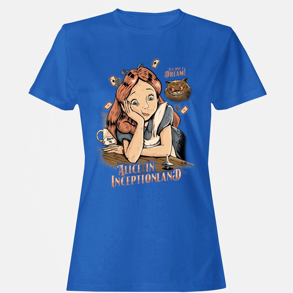 Women's T-Shirt - 7A8E2N9F - Royal - 14