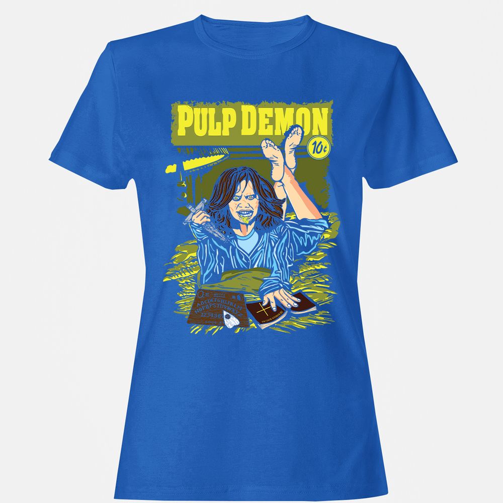 Women's T-Shirt - A2WZBV7P - Royal - 14