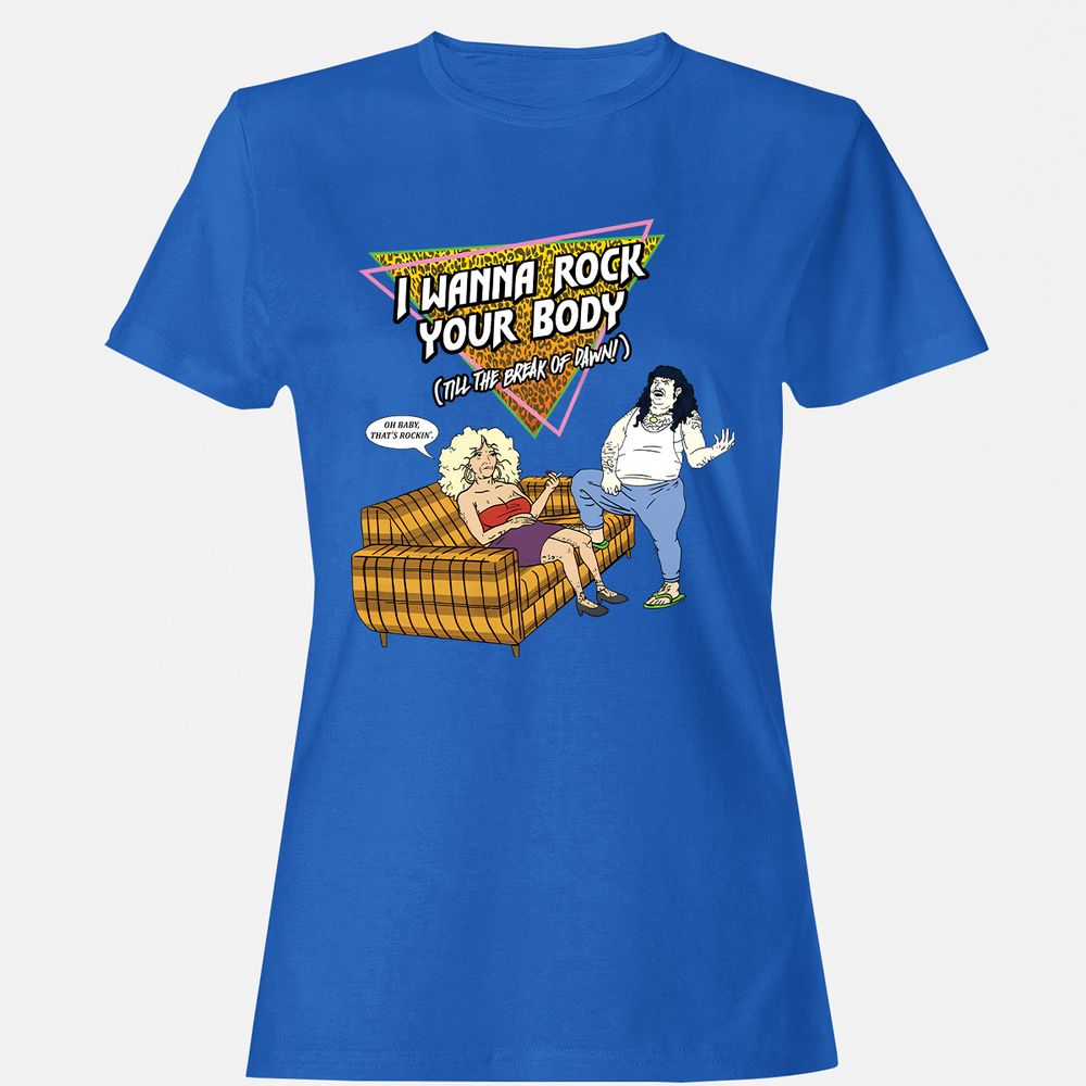 Women's T-Shirt - UDZW7JYS - Royal - 14