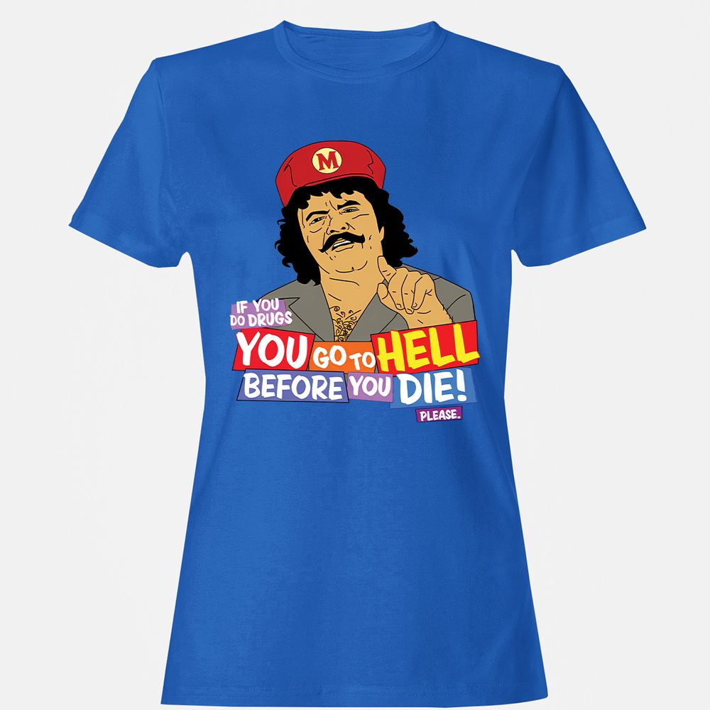 Women's T-Shirt - 2K6B2UA9 - Royal - 14