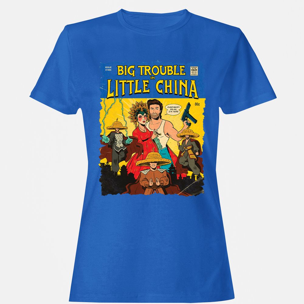 Women's T-Shirt - HUZ89R6X - Royal - 14