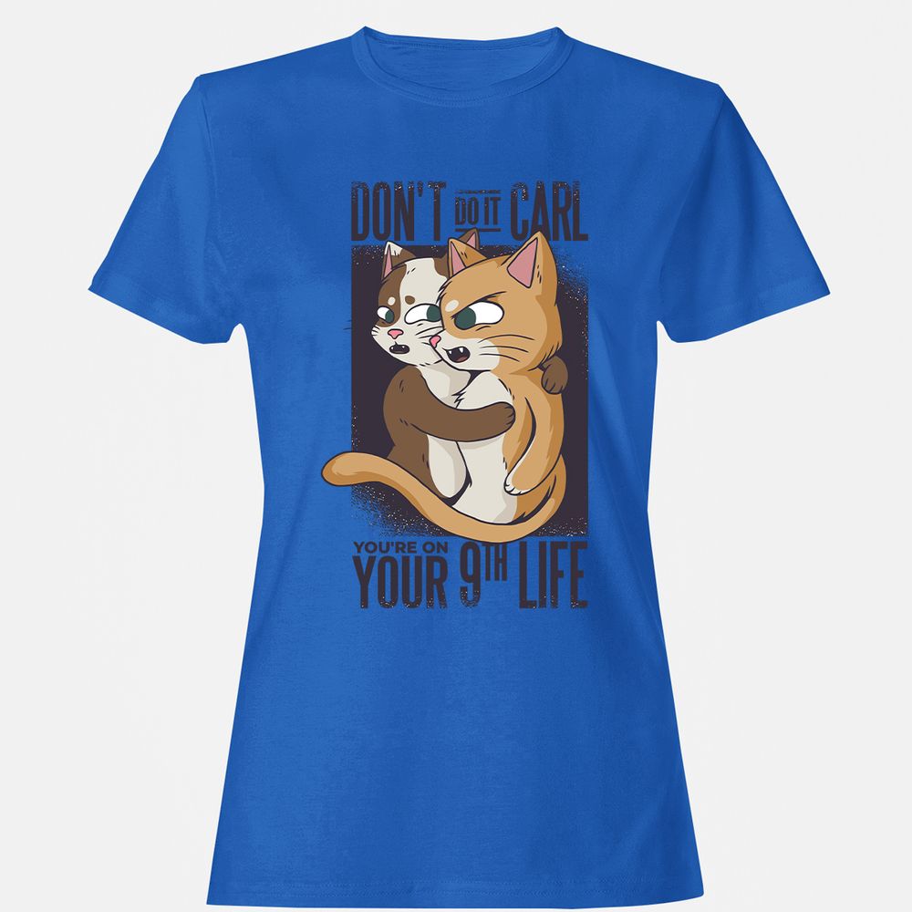 Women's T-Shirt - JQX3FYRP - Royal - 14