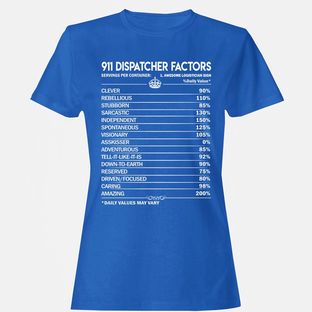 Women's T-Shirt - QPJH6QNC - Royal - 14