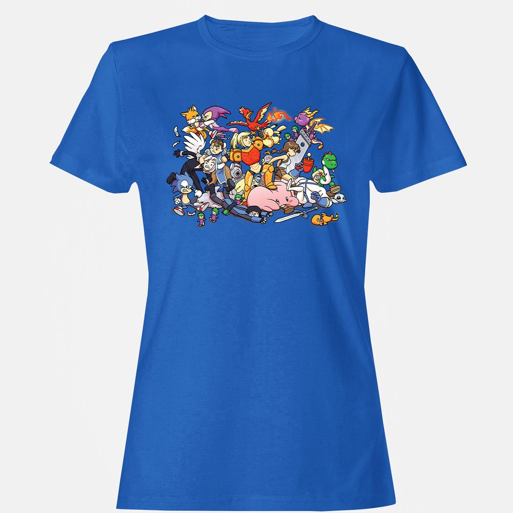 Women's T-Shirt - 197MLCMZ - Royal - 14