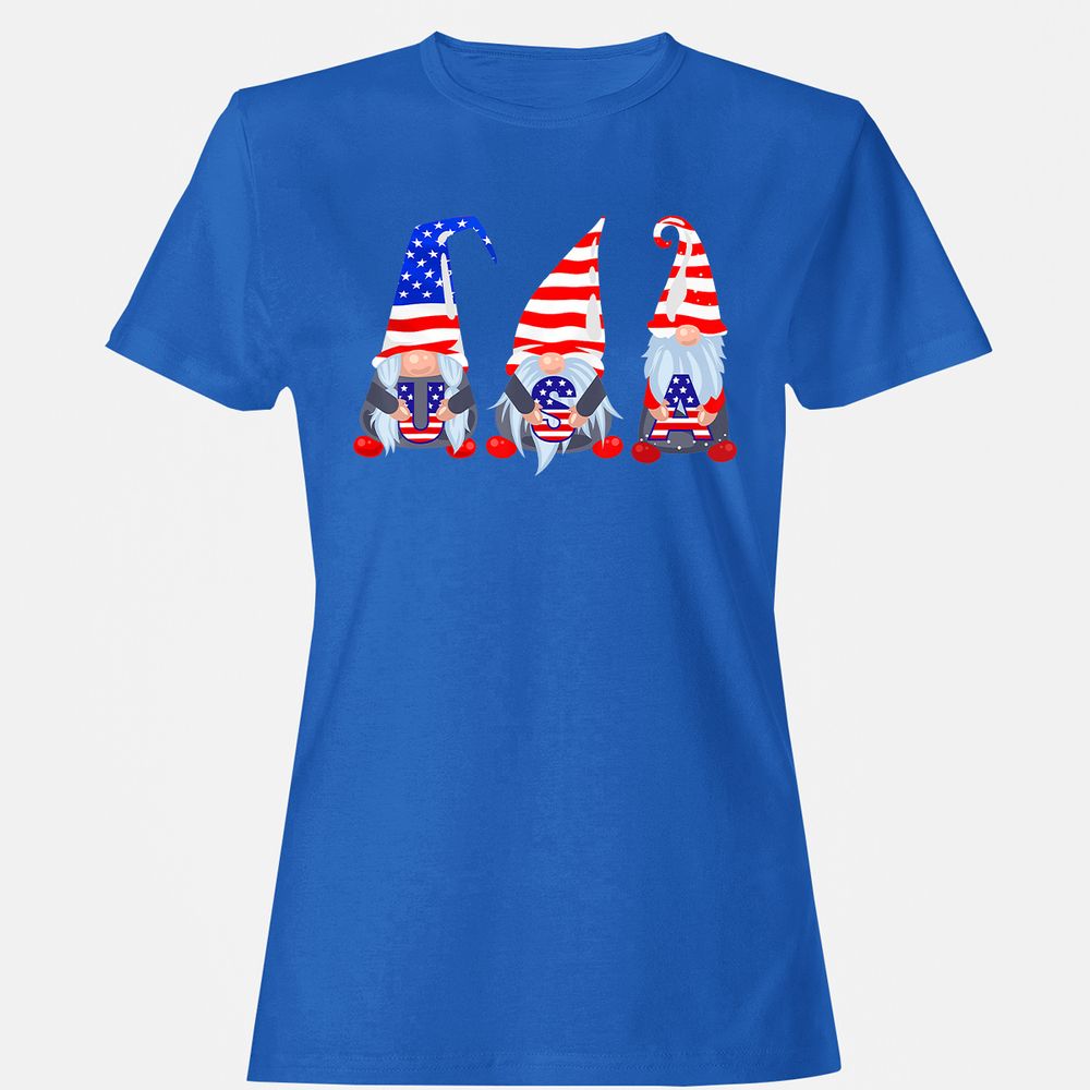 Women's T-Shirt - S8QGVUQ9 - Royal - 14